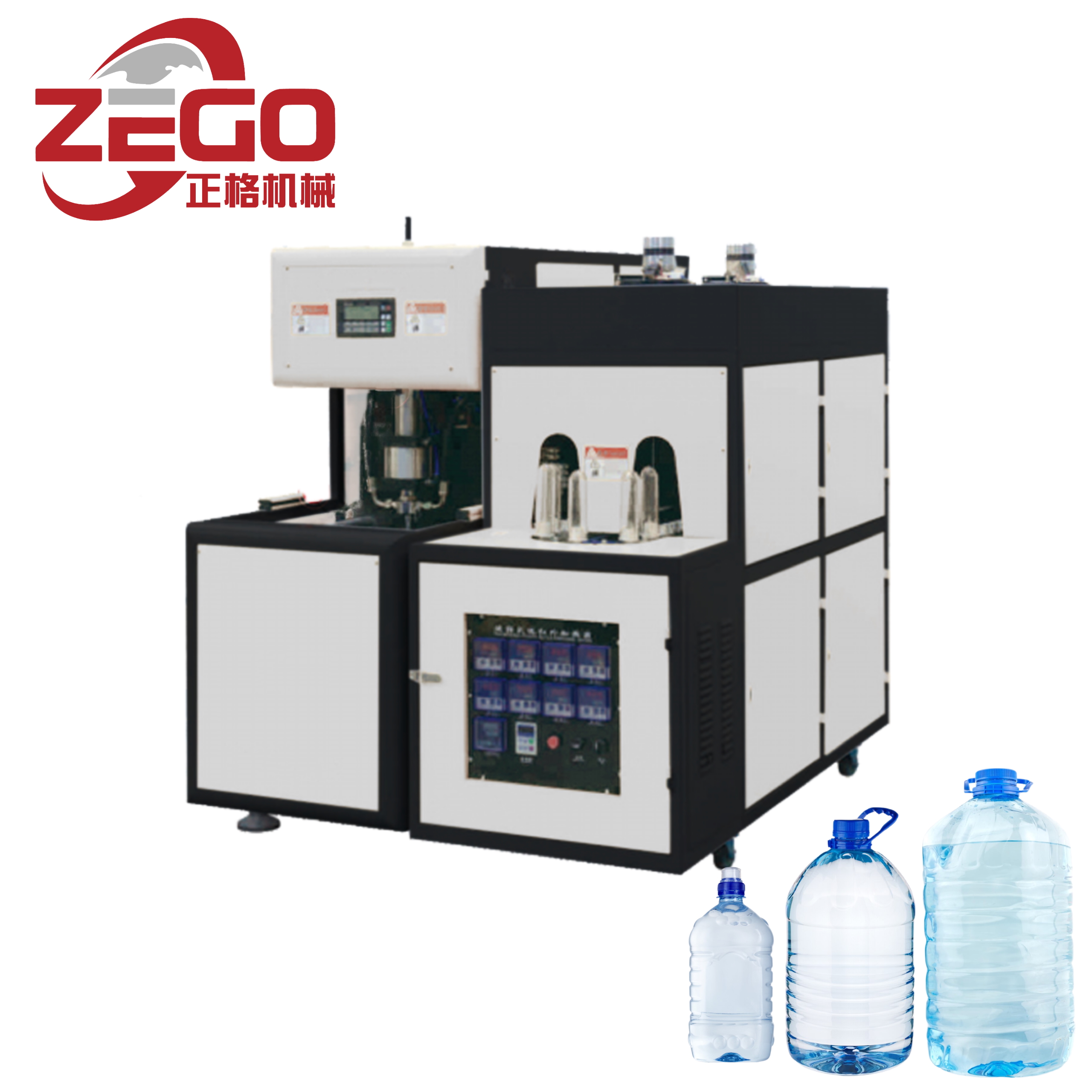 High quality 500BPH 1 cavity semi automatic bottle blowing machine for 5L bottle 