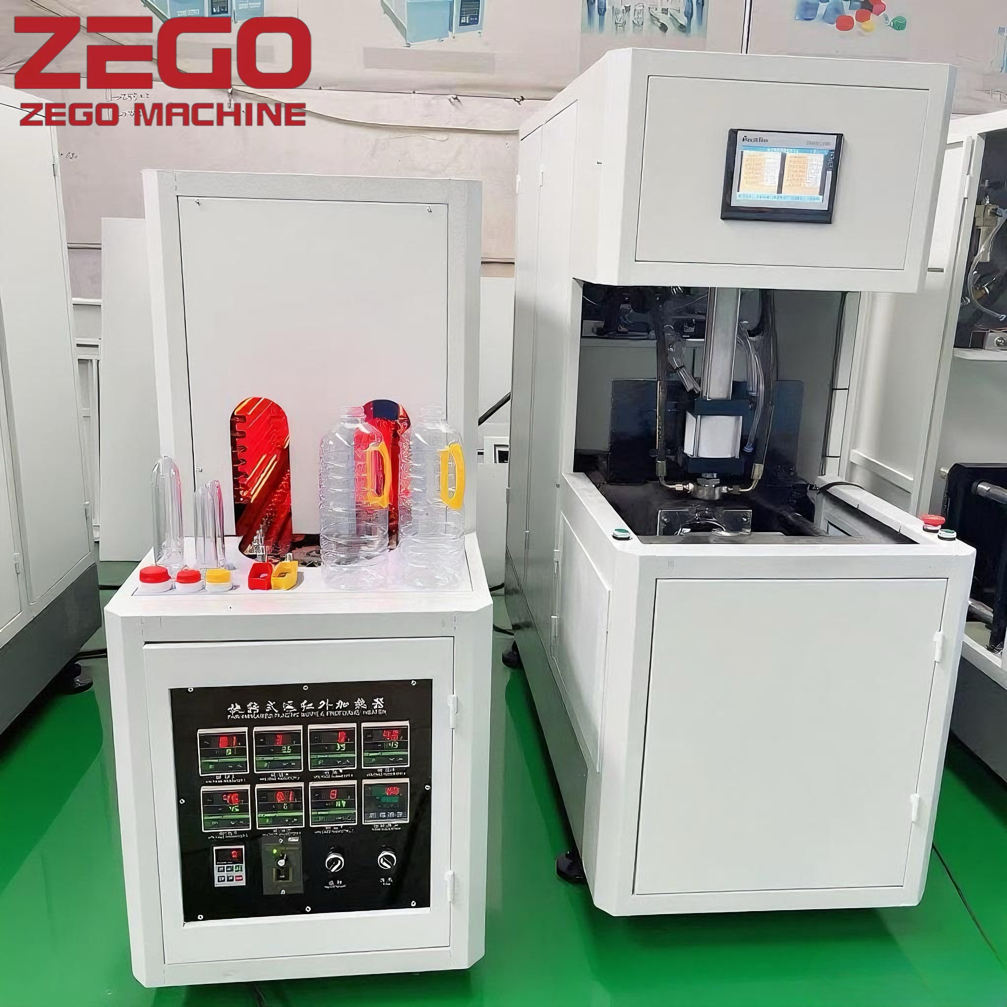 High quality 500BPH 1 cavity semi automatic bottle blowing machine for 5L bottle 