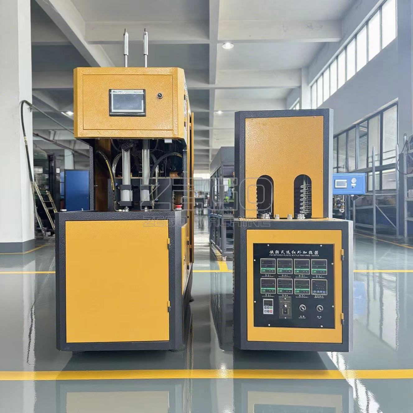 High quality 1000BPH 2 cavity semi automatic bottle blowing machine for 2L bottle 