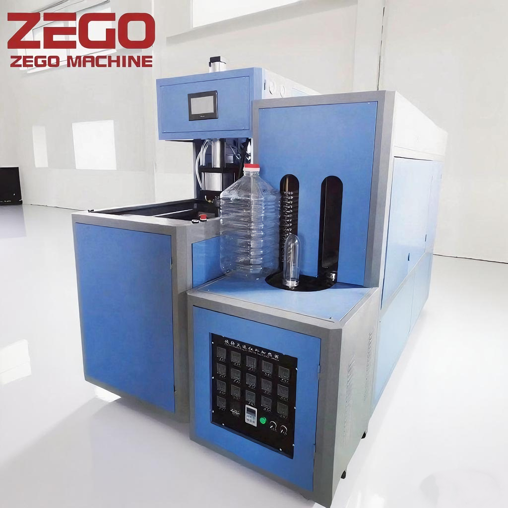 High quality 300BPH 1 cavity semi automatic bottle blowing machine for 10L bottle 