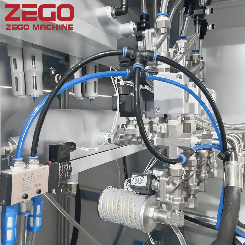 High quality 2000BPH 4 cavity semi automatic bottle blowing machine for 2L bottle 