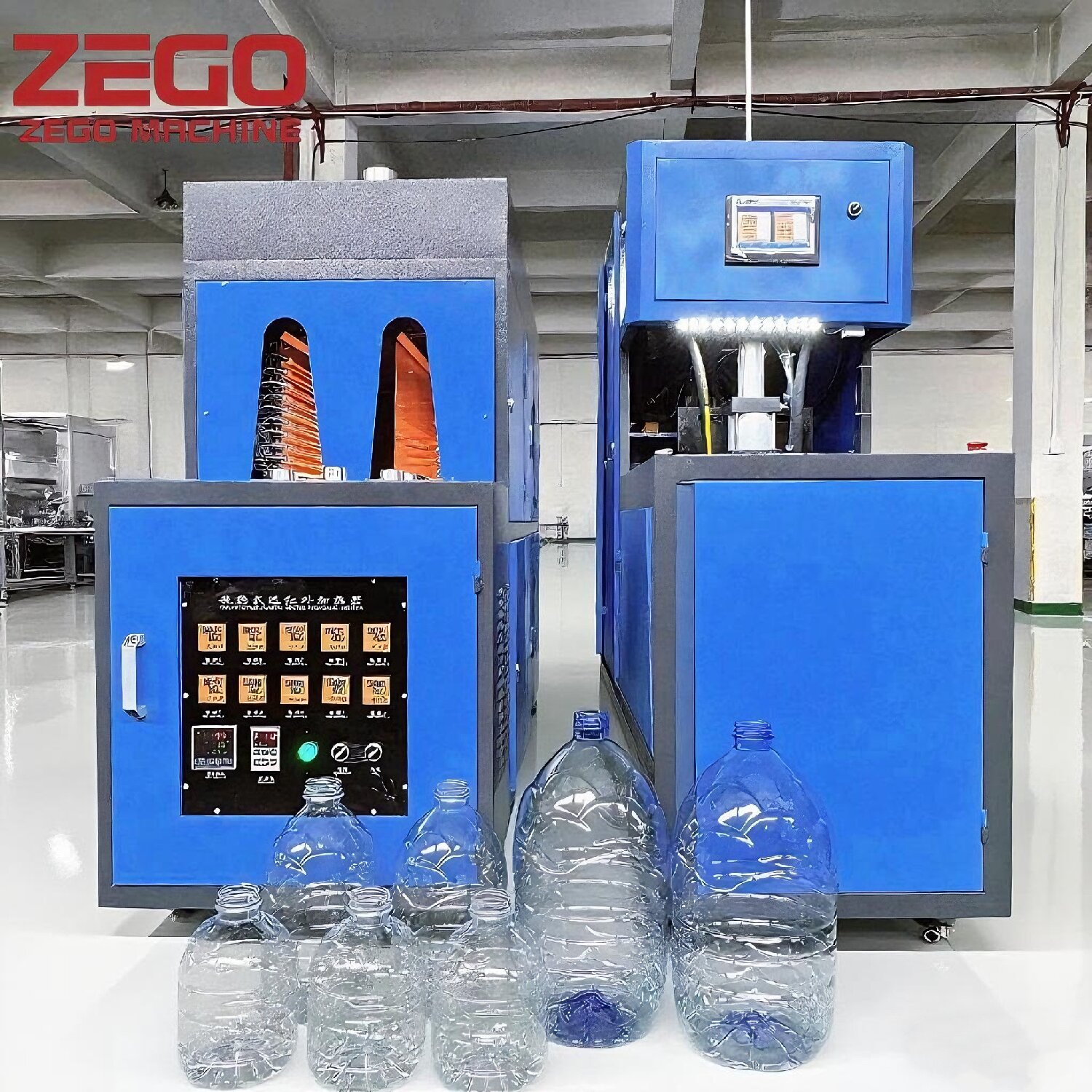 High quality 300BPH 1 cavity semi automatic bottle blowing machine for 10L bottle 