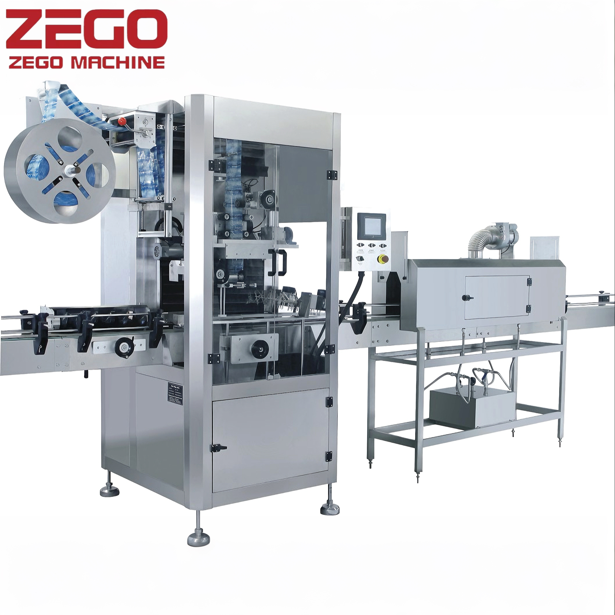 Plastic Water Bottles Half-Label Shrink Sleeve Applicator