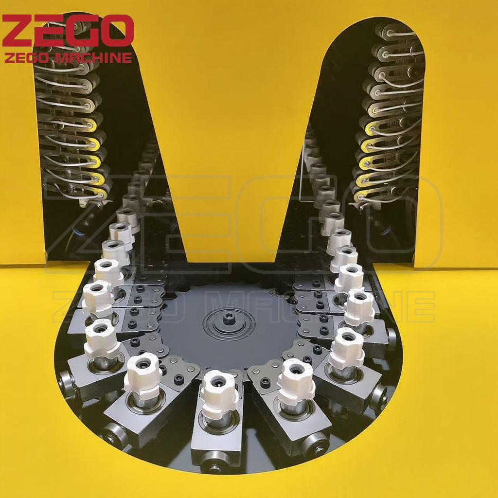 High quality 2000BPH 4 cavity semi automatic bottle blowing machine for 2L bottle 