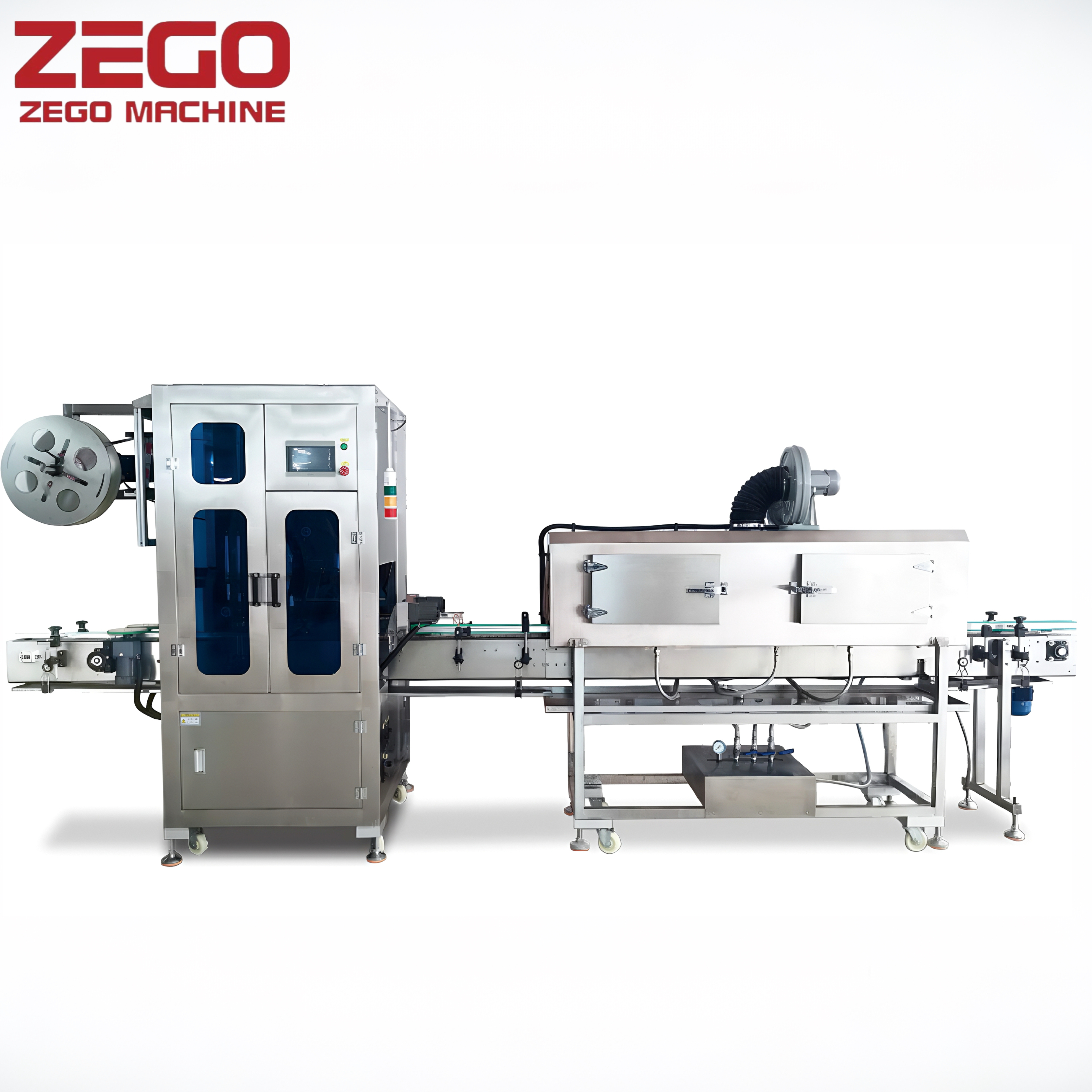 Plastic Water Bottles Half-Label Shrink Sleeve Applicator