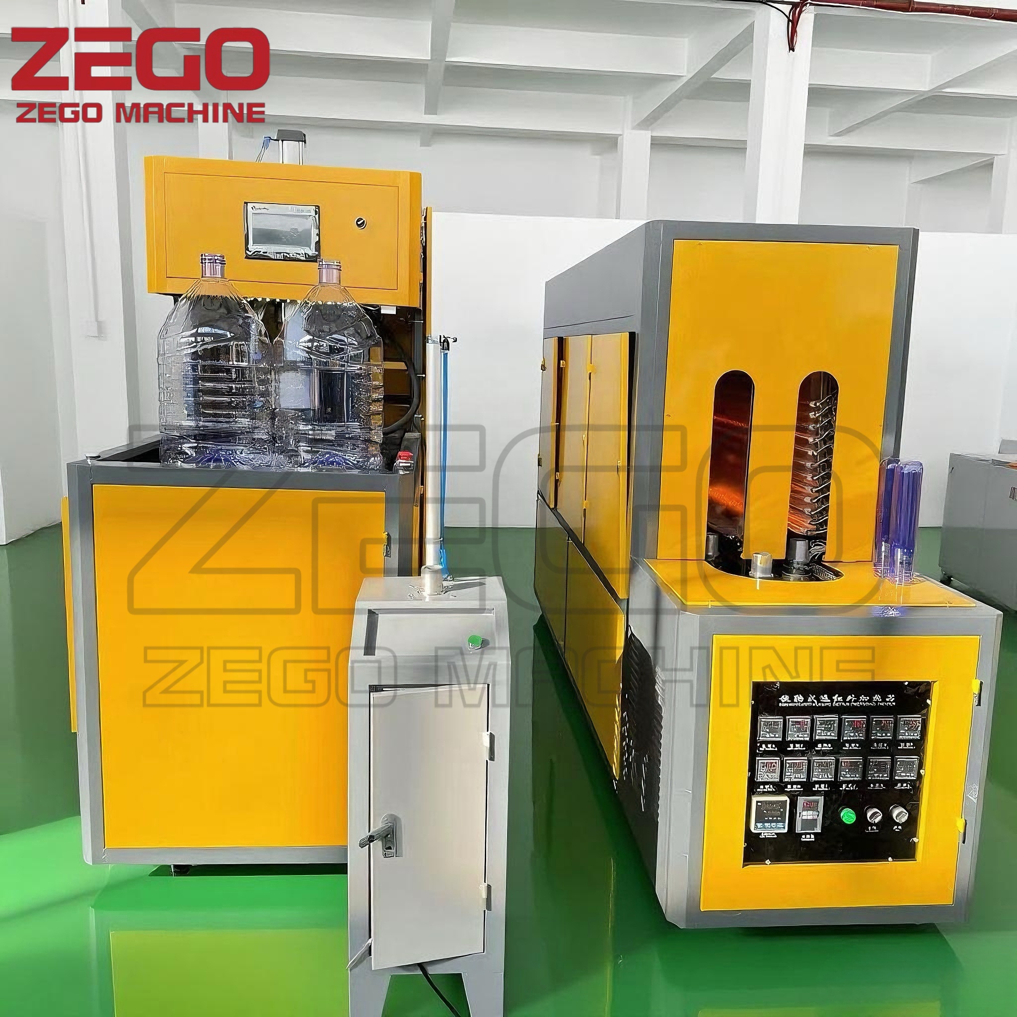 Precise 100BPH 5-Gallon Semi-Automatic PET Bottle Blow Molding Machine Plc Controlled Bottle Making Machine