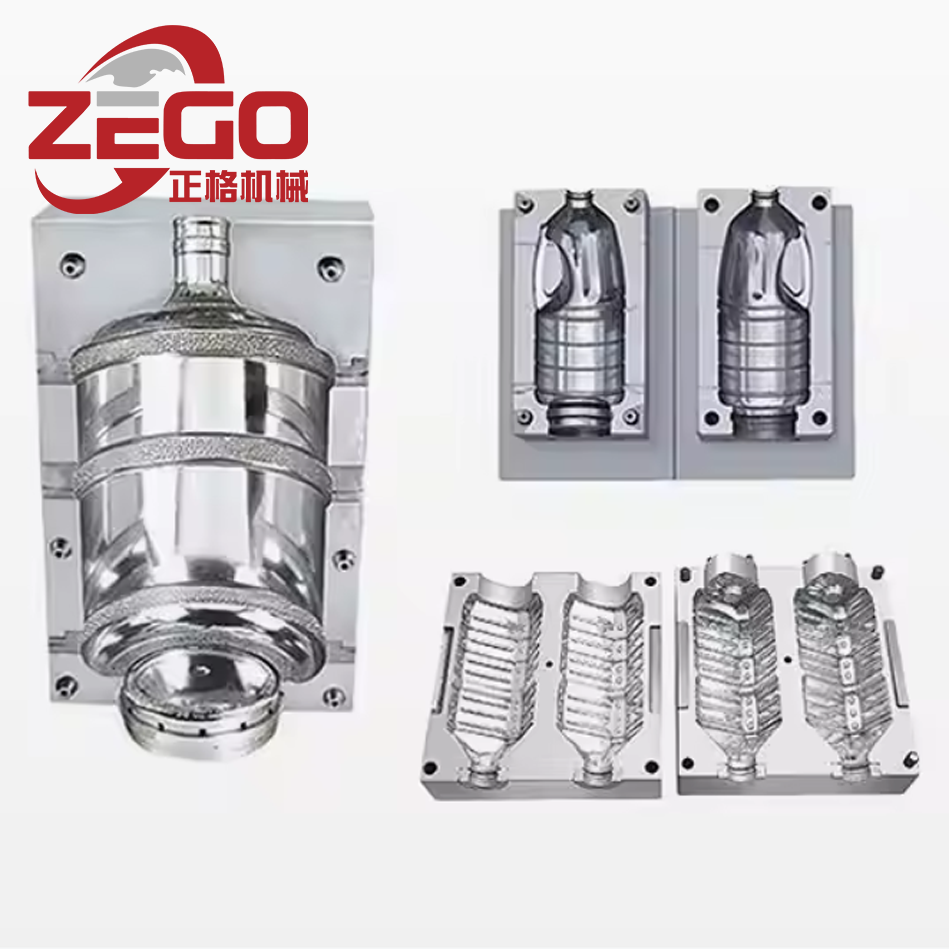 High Quality Custom Made Plastic Bottle Mold PET HDPE Bottle Mould , Water , Juice , Detergent Bottle Blowing Machine Mold