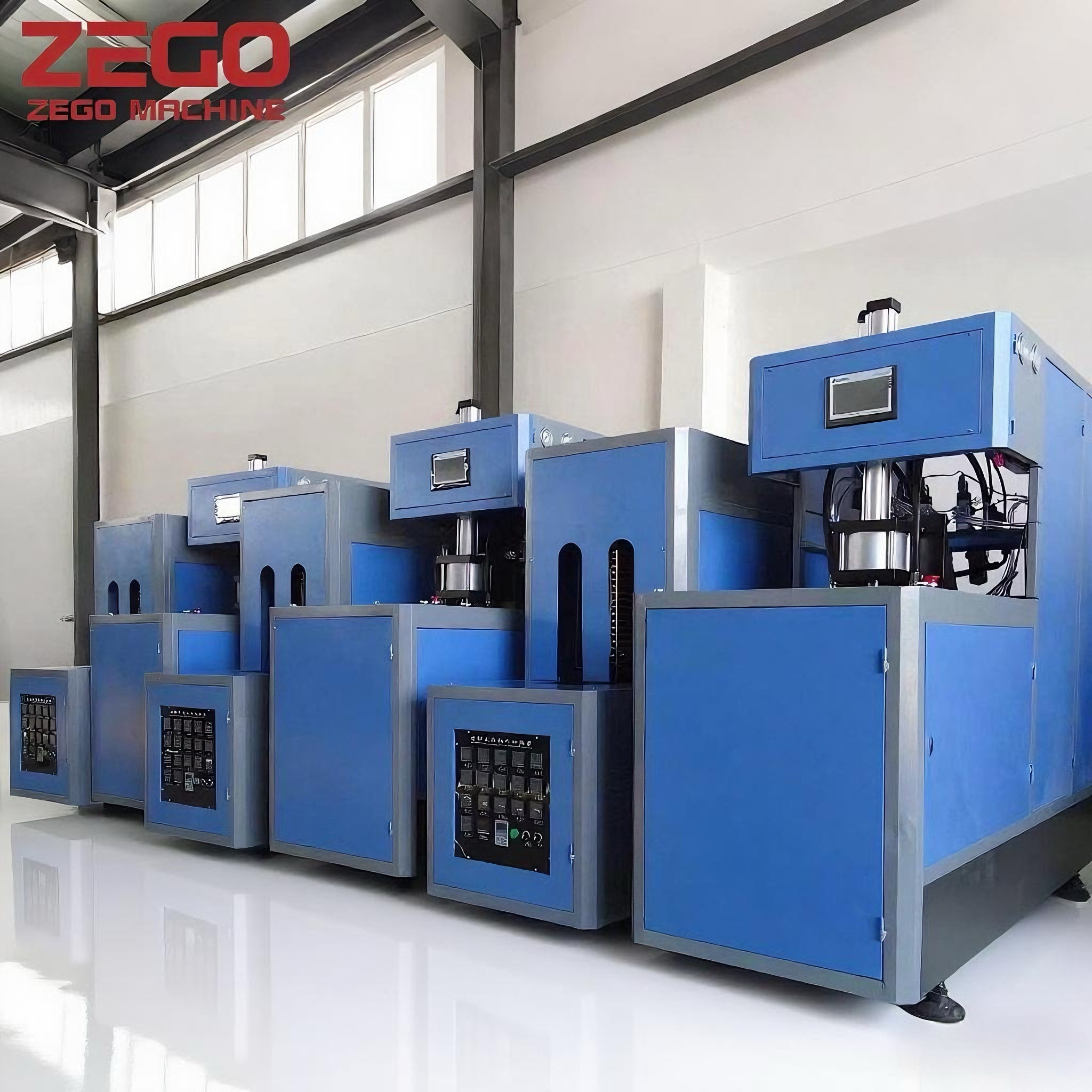 Precise 100BPH 5-Gallon Semi-Automatic PET Bottle Blow Molding Machine Plc Controlled Bottle Making Machine