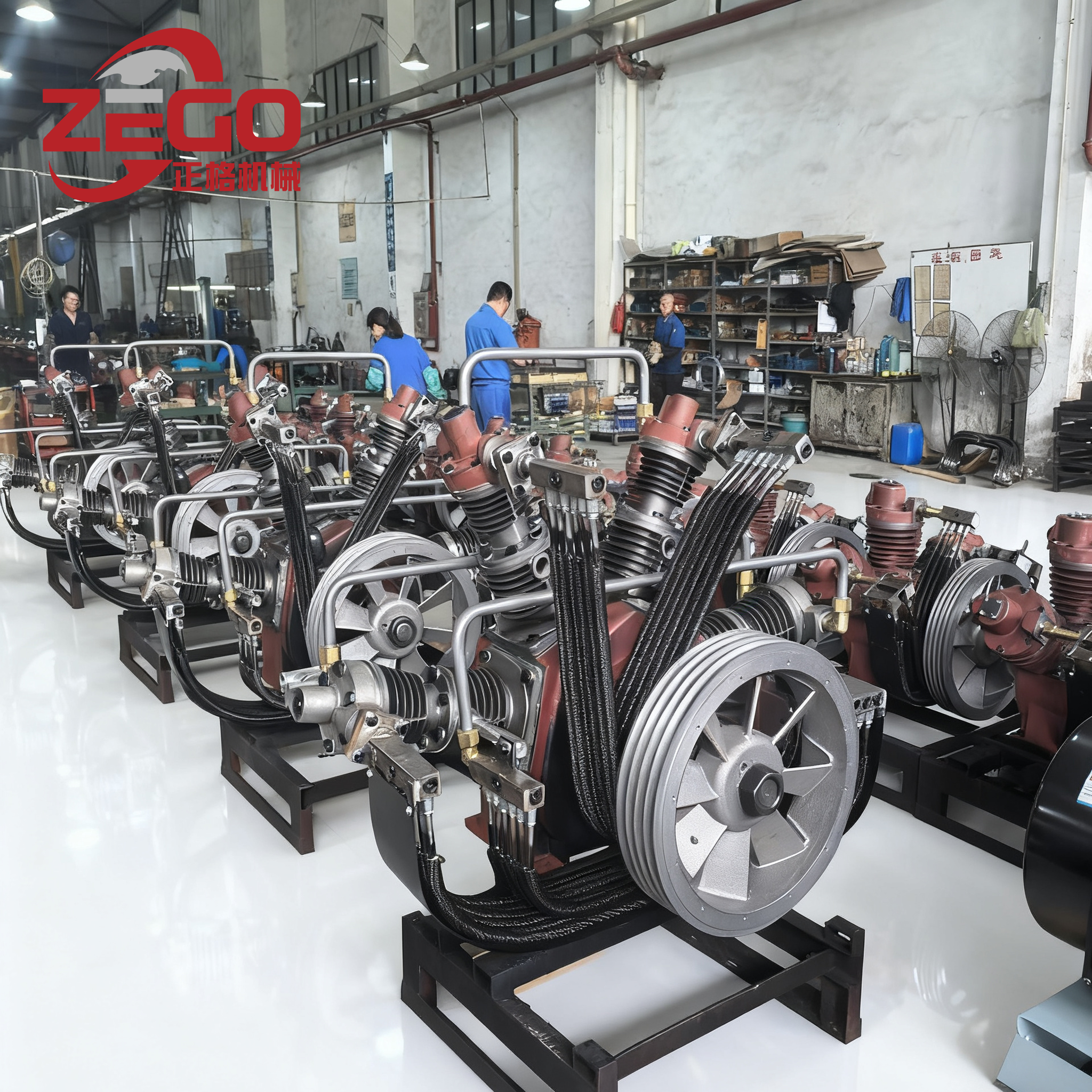 Industrial Screw Type Air Compressor Inverter 15KW 20 HP 70CFM High Efficiency Rotary Air Compressor Machine