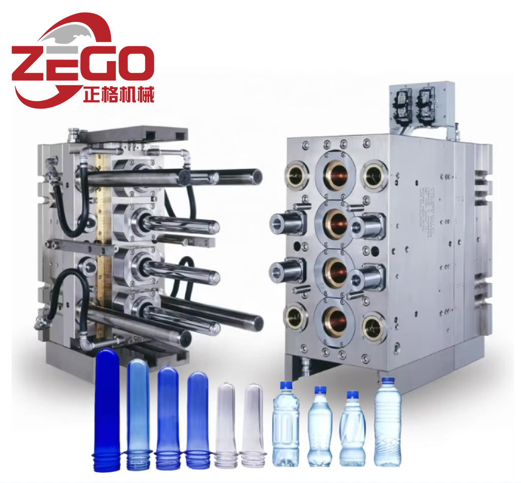 PET Preform Molding Injection PET Plastic Mold Hot Runner Water Bottle Preform Mold
