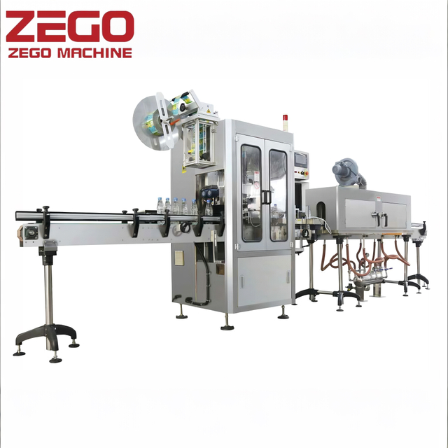 Plastic Water Bottles Half-Label Shrink Sleeve Applicator