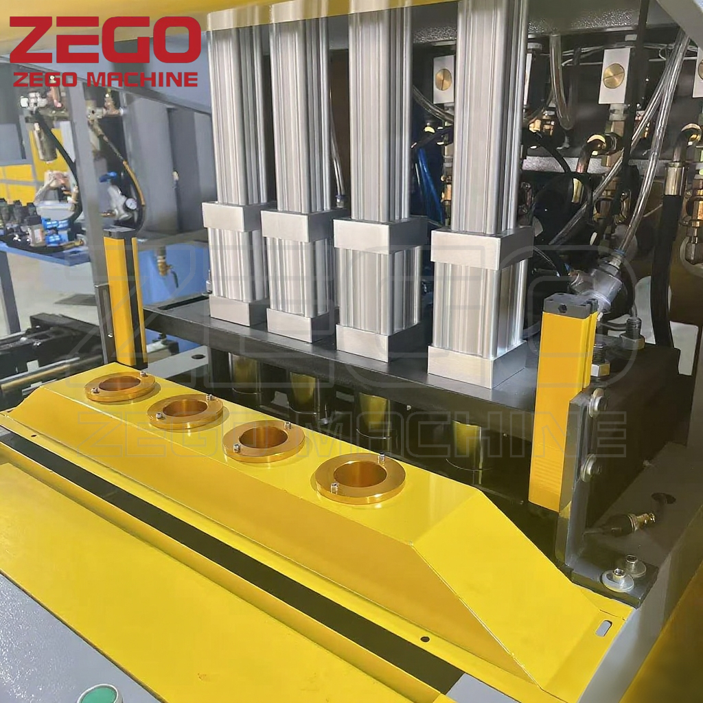 High quality 2000BPH 4 cavity semi automatic bottle blowing machine for 2L bottle 