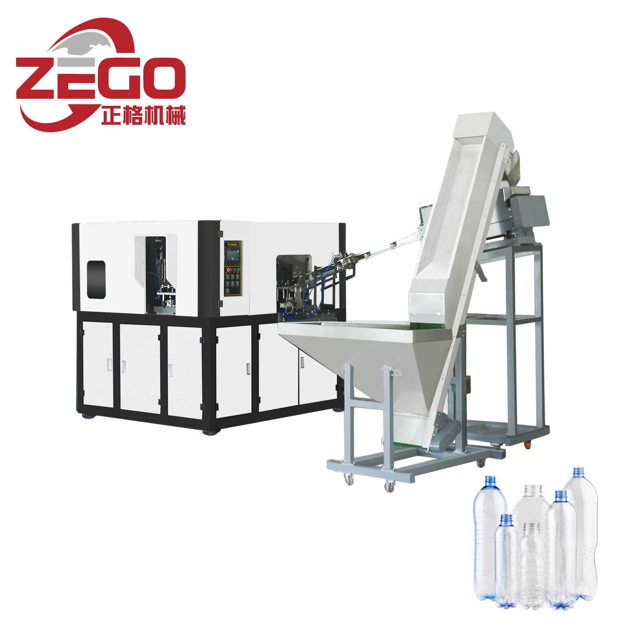 Fully Automatic 50ml-2000ml 1Liter Plants PET Beverages Juice Water Bottle Plastic Bottle Making Machine