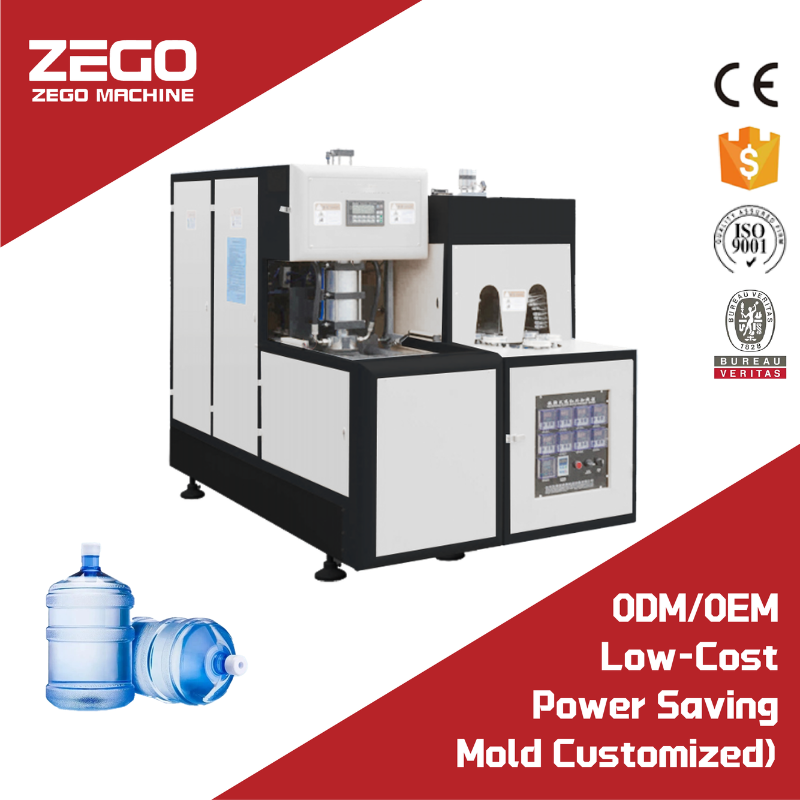 Precise 100BPH 5-Gallon Semi-Automatic PET Bottle Blow Molding Machine Plc Controlled Bottle Making Machine