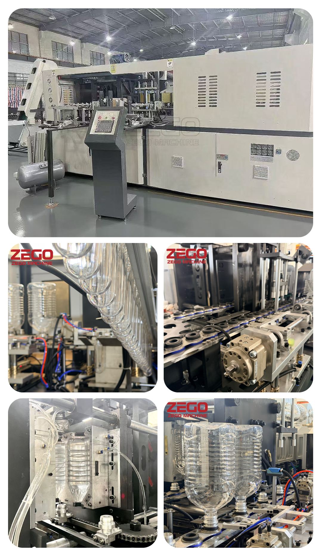 Fully Automatic Large Bucket Bottle Blowing Machine 5L Water Oil PET Blow Molding Machine 