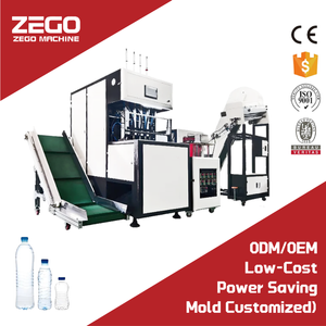 Preform Loading Automatic 4 Cavity Semi Automatic PET Bottle Blowing Machine, Plastic Bottle Making Blow Moulding Machine