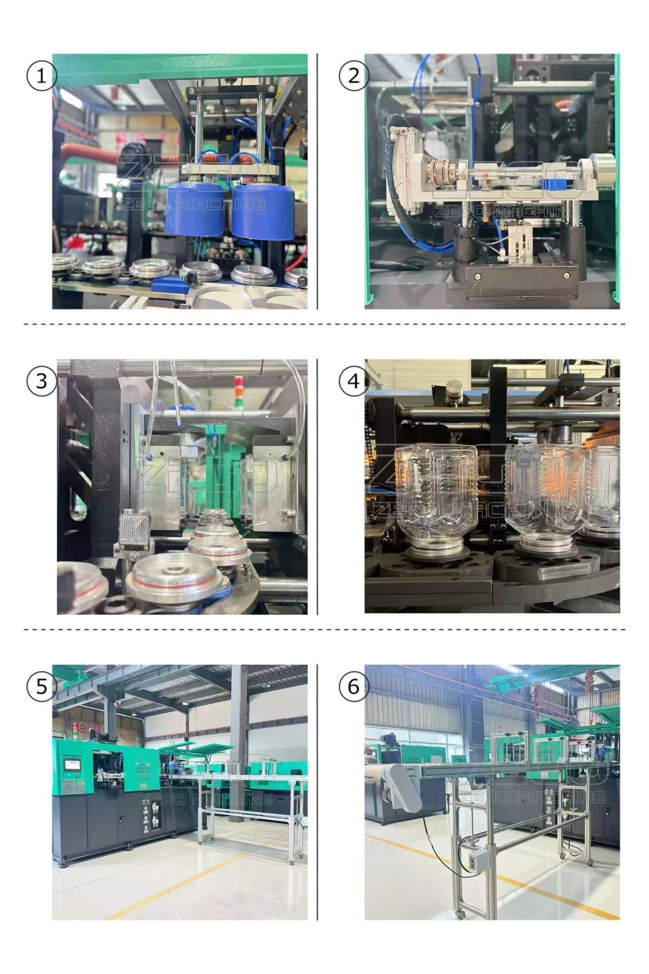 Best Prices Linear Type 2 Cavity Jar Wide Mouth Automatic Bottle Blow Machine Machine Making Bottle Jar Low Cost Factory Price